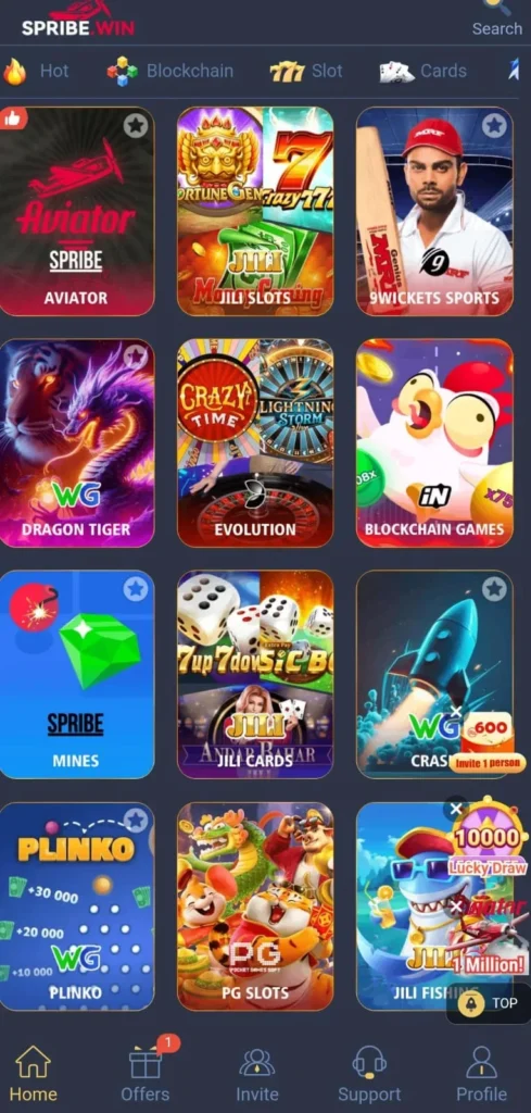 Spribe win apk