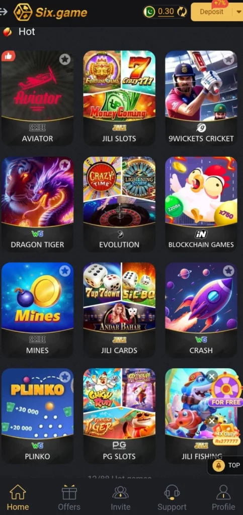 Six Game Download